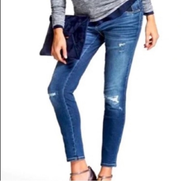 LIZ LANGE Maternity Ankles- Skinny Jeans xs - Picture 1 of 2